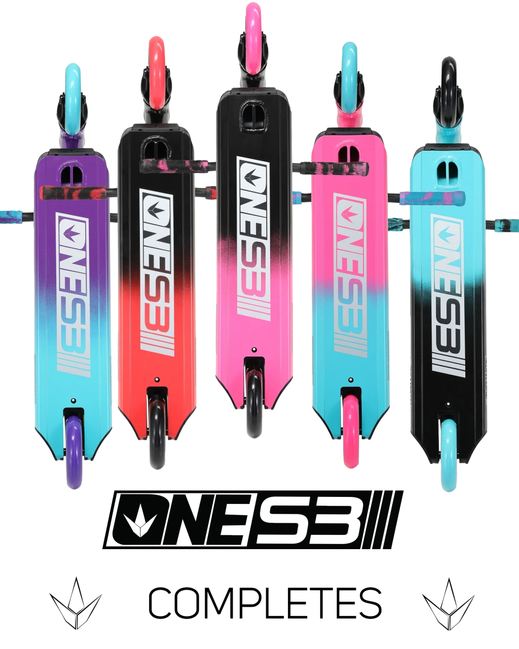 Freestyle koloběžka Blunt One S3 Hot Pink Teal