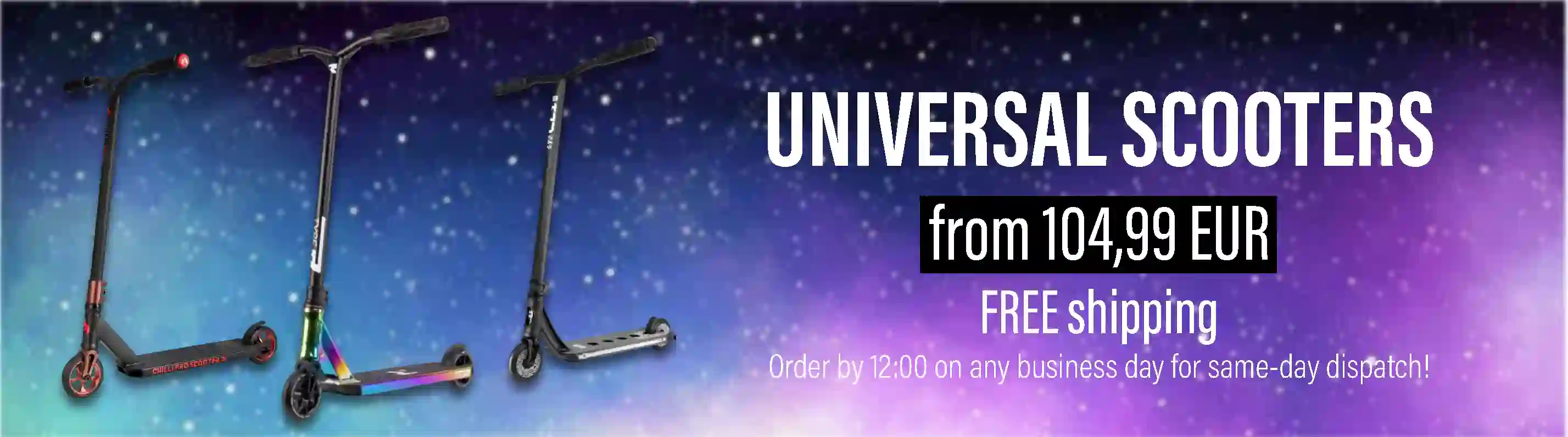 Universal scooters